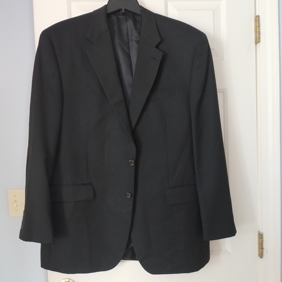 Chaps Black Classic Style Blazer 44L - Picture 2 of 12